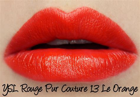 ysl lipstick le orange review|YSL rouge lipstick review.